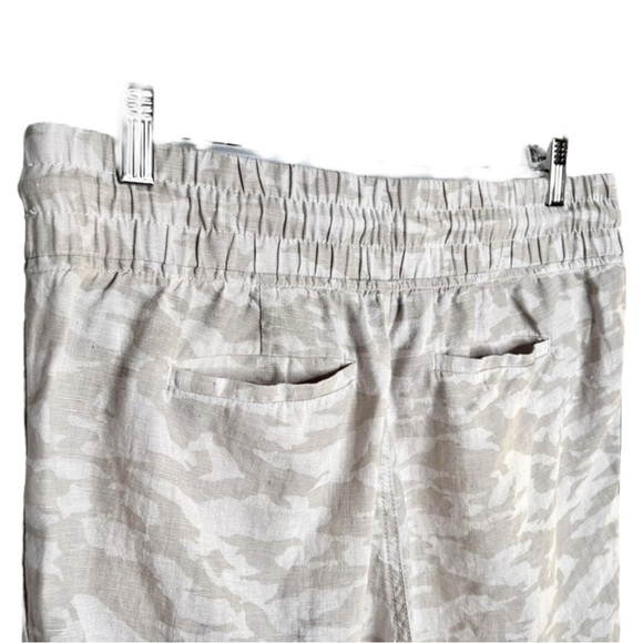 ATHLETA Cabo Tide Linen Joggers in Neutral Camo Size 10T — Quiet Luxury!!! - Picture 6 of 9
